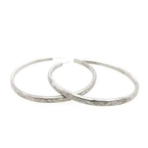 Ribble Natural Hoop Earrings